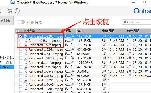 EasyRecovery如何恢复视频