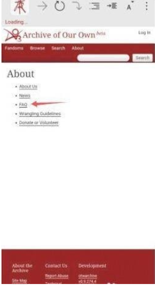 ao3FAQ开了中文但文章还是英文