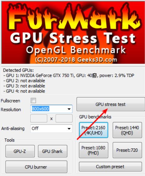 furmark的使用方法截图